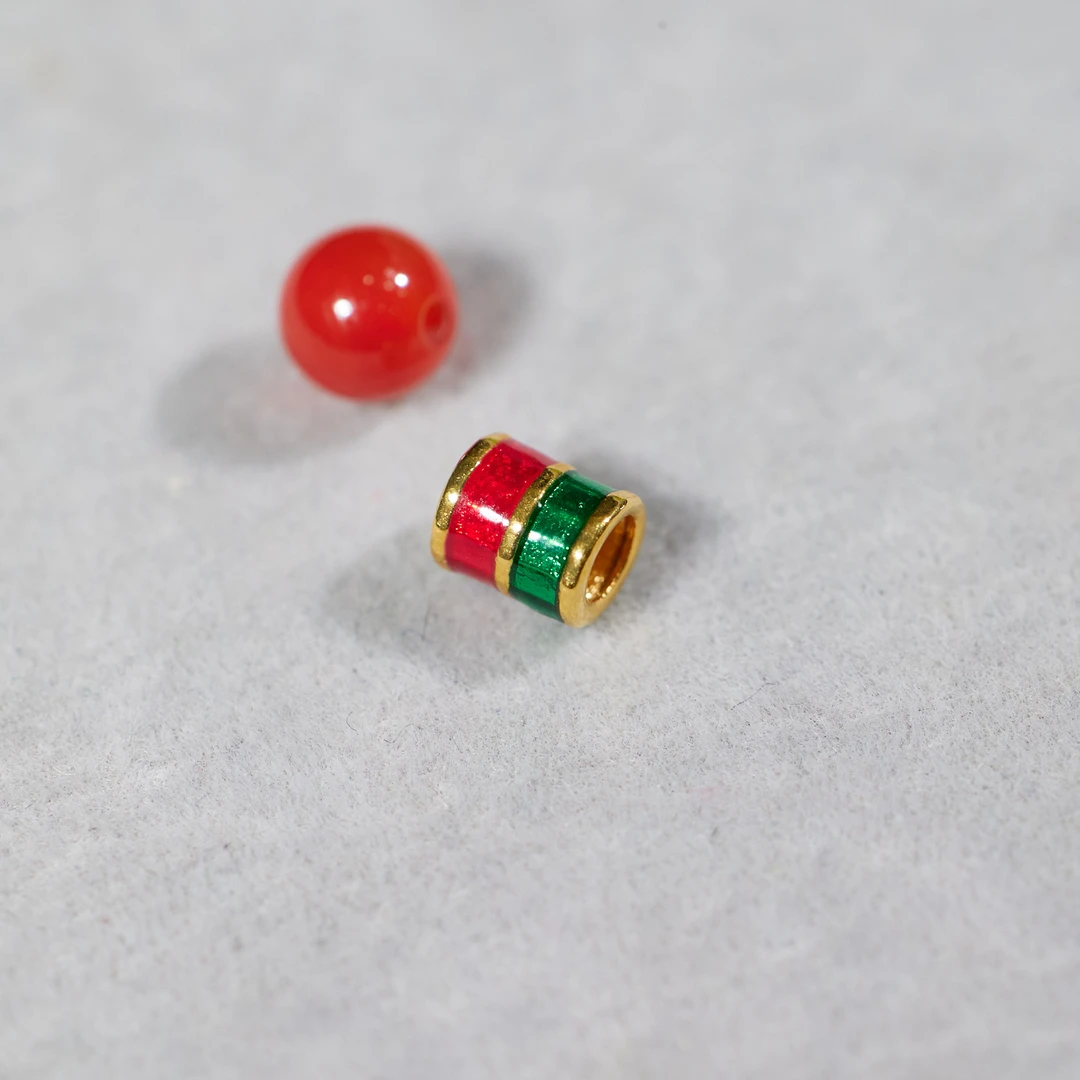 【玉峰珠宝丨安娜严选】足金吊坠路路通【N2394】多样性发一