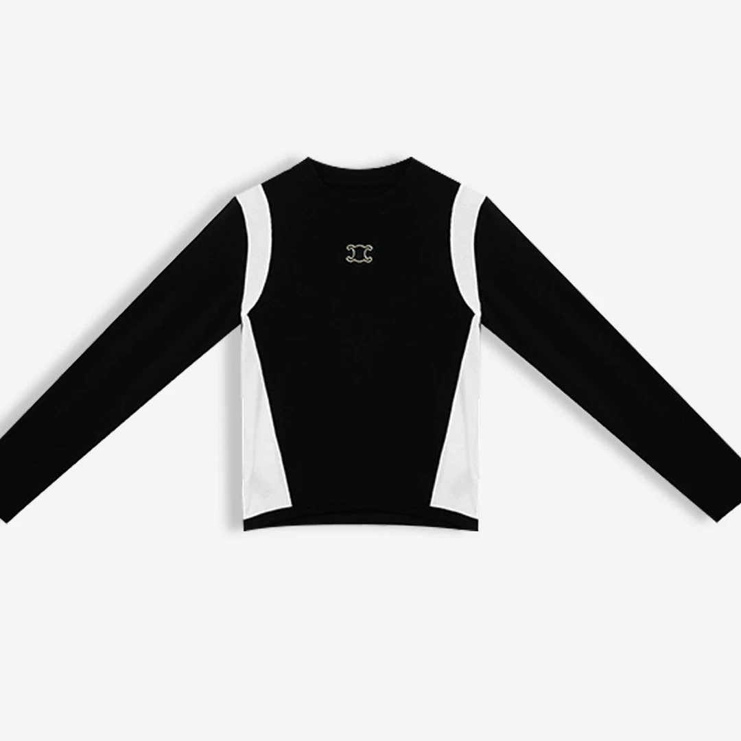 安安推荐【与众不同】美拉德系圆领高弹长袖CXS31112655L