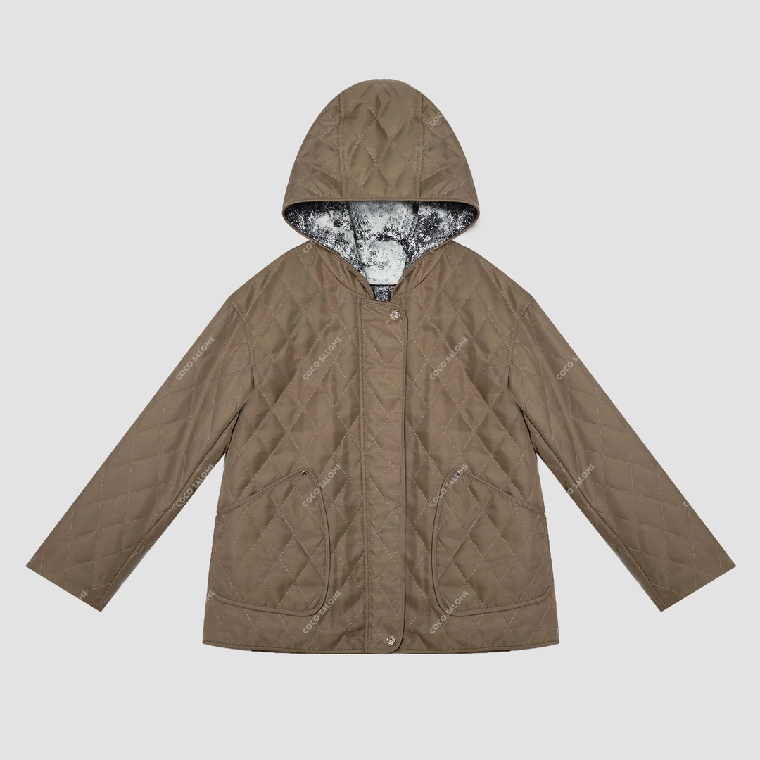 安安推荐【菱形空间】保暖时尚连帽轻奢服BL-5995102