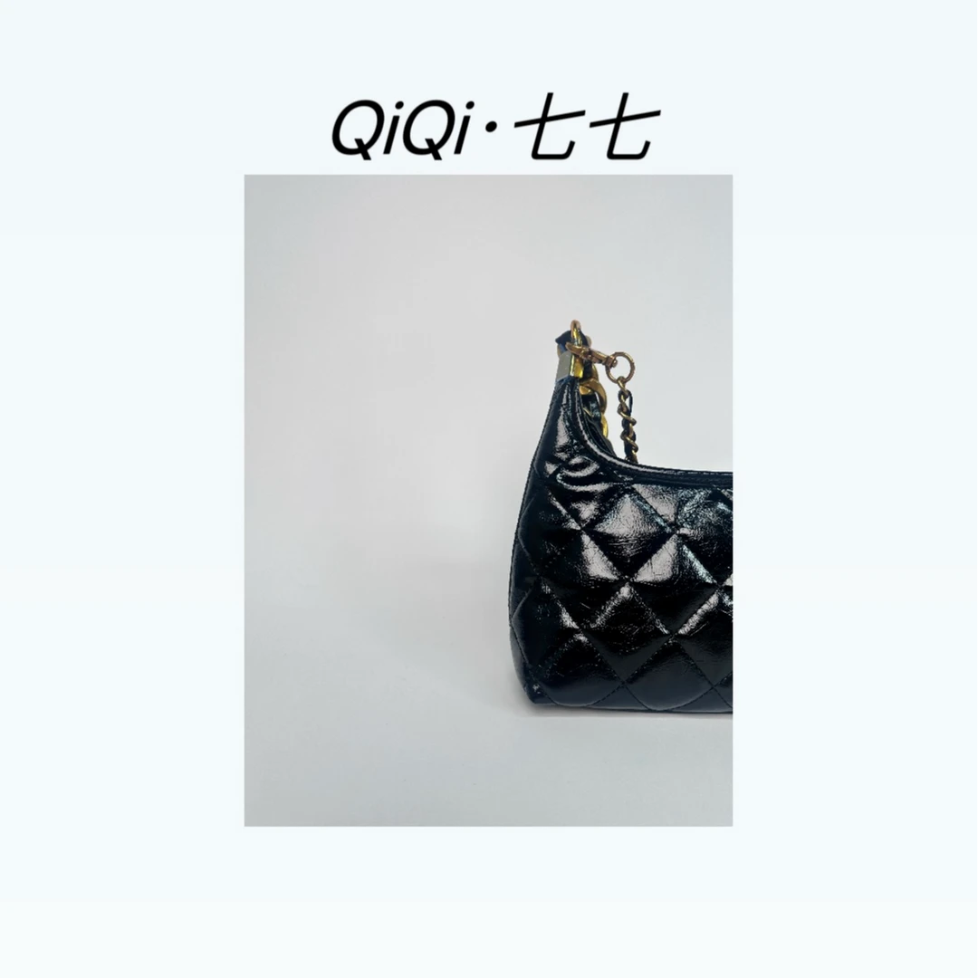 2024时尚新款斜挎小包气质轻奢女士黑色单肩菱格百搭秋冬小众