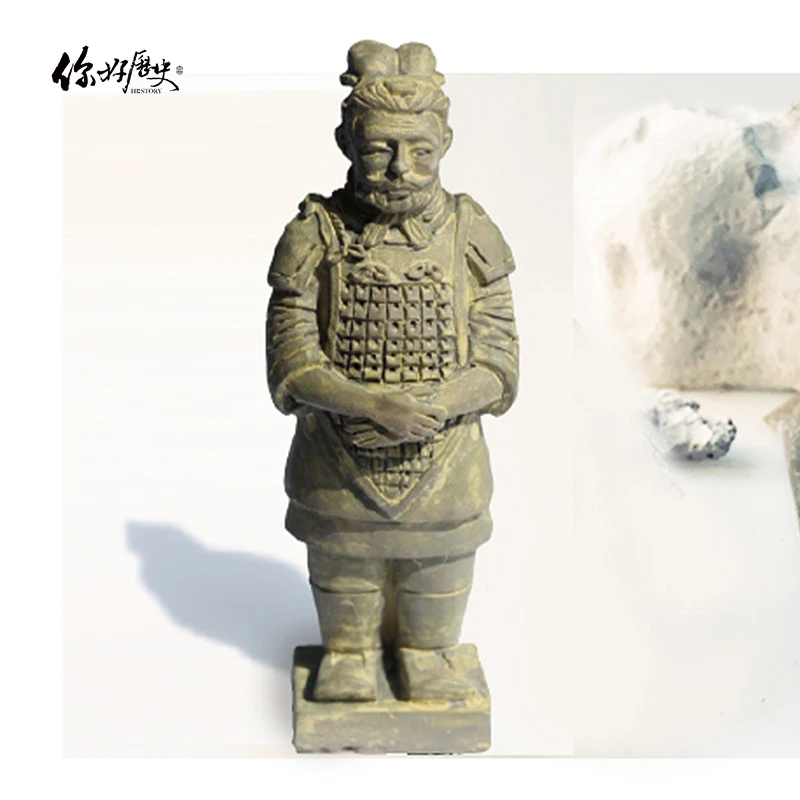 你好历史兵马俑考古盲盒挖土盲盒儿童diy体验盒创意礼盒儿童礼物k