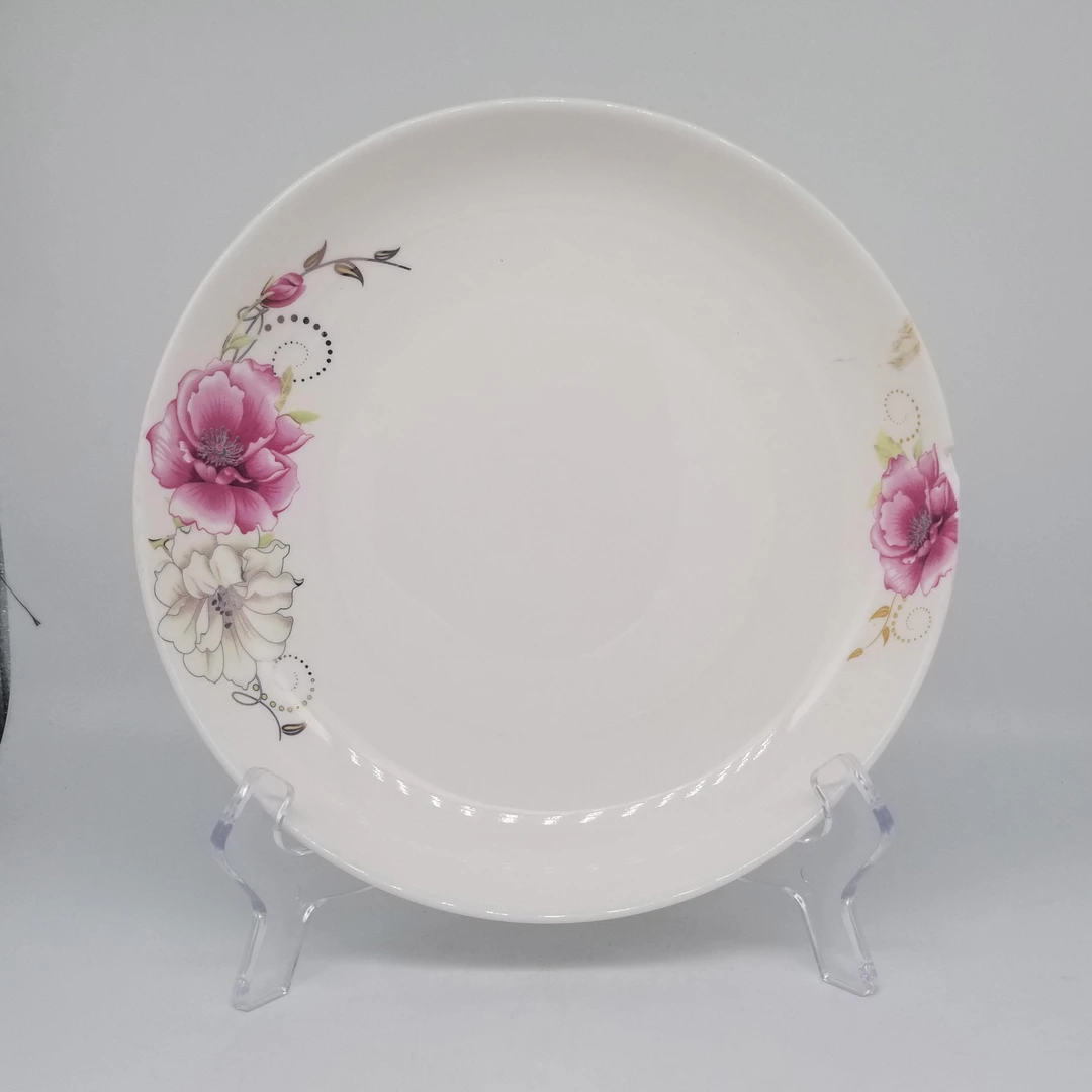 6个装7/8英寸陶瓷盘子家用饭盘果盘