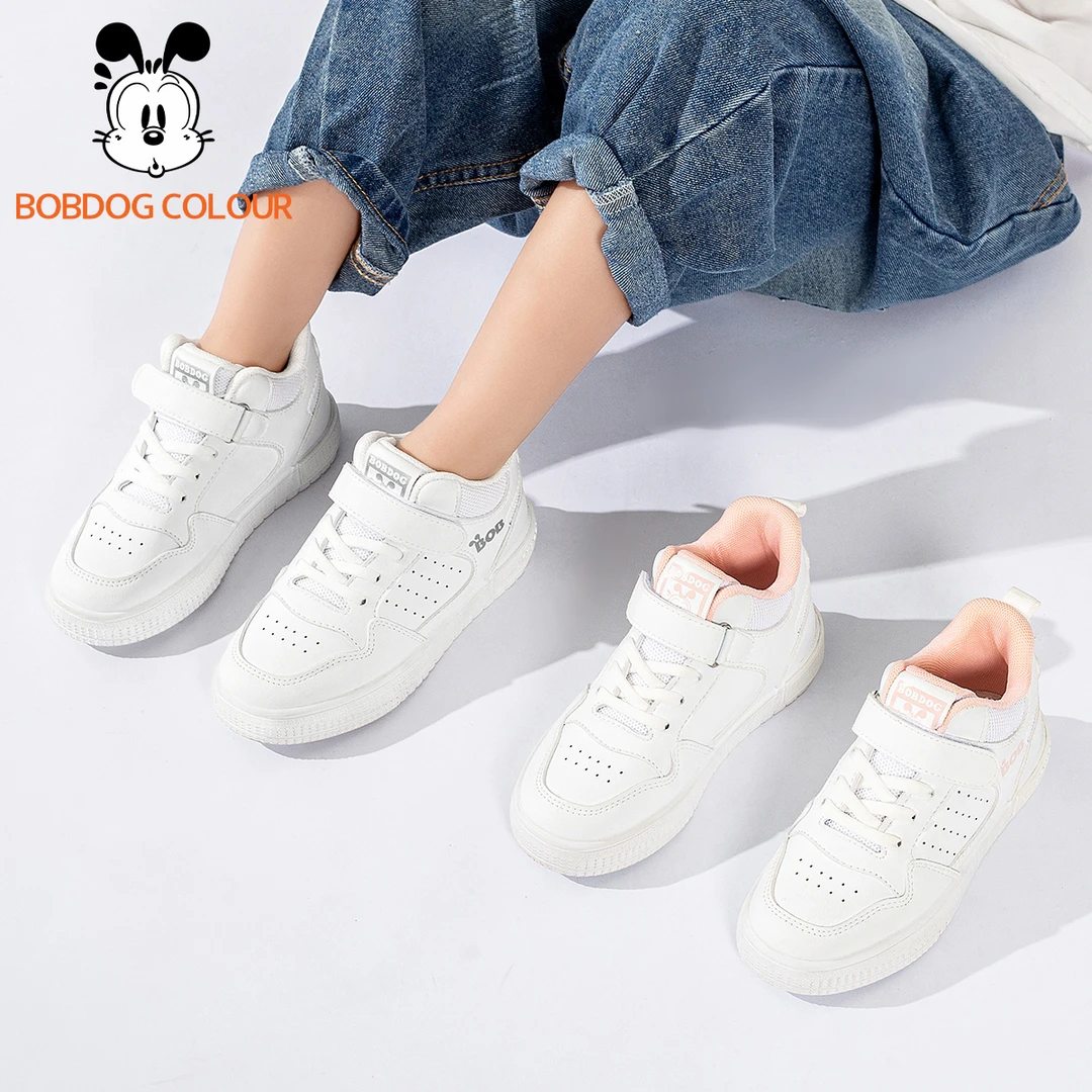 【肉妈童品】11016 巴布豆秋季新款透气软底防滑校园百搭小白鞋