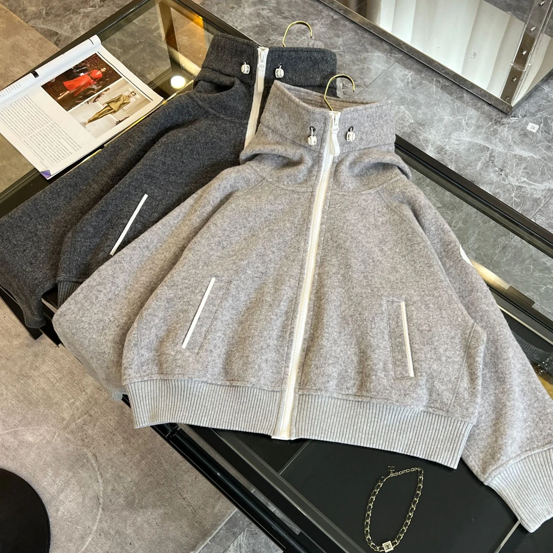 {新品}【100羊毛】鹅厂宽松休闲羊毛抓绒飞行员夹克