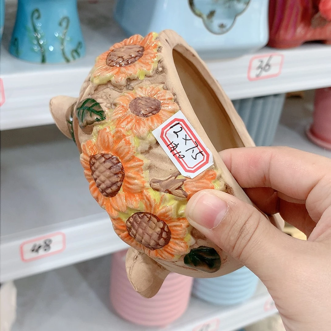 红陶陶瓷多肉花盆陶瓷多肉花盆