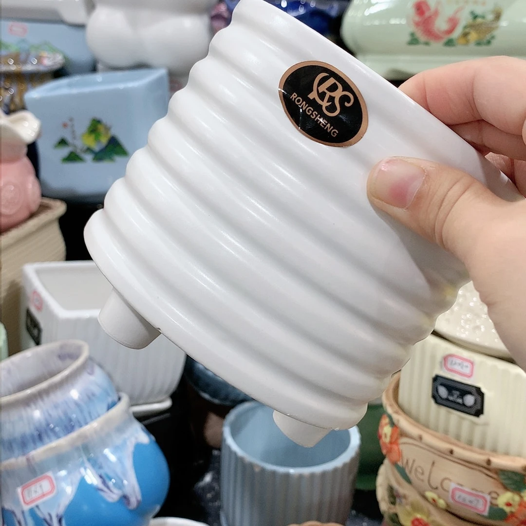 红陶陶瓷多肉花盆陶瓷多肉花盆