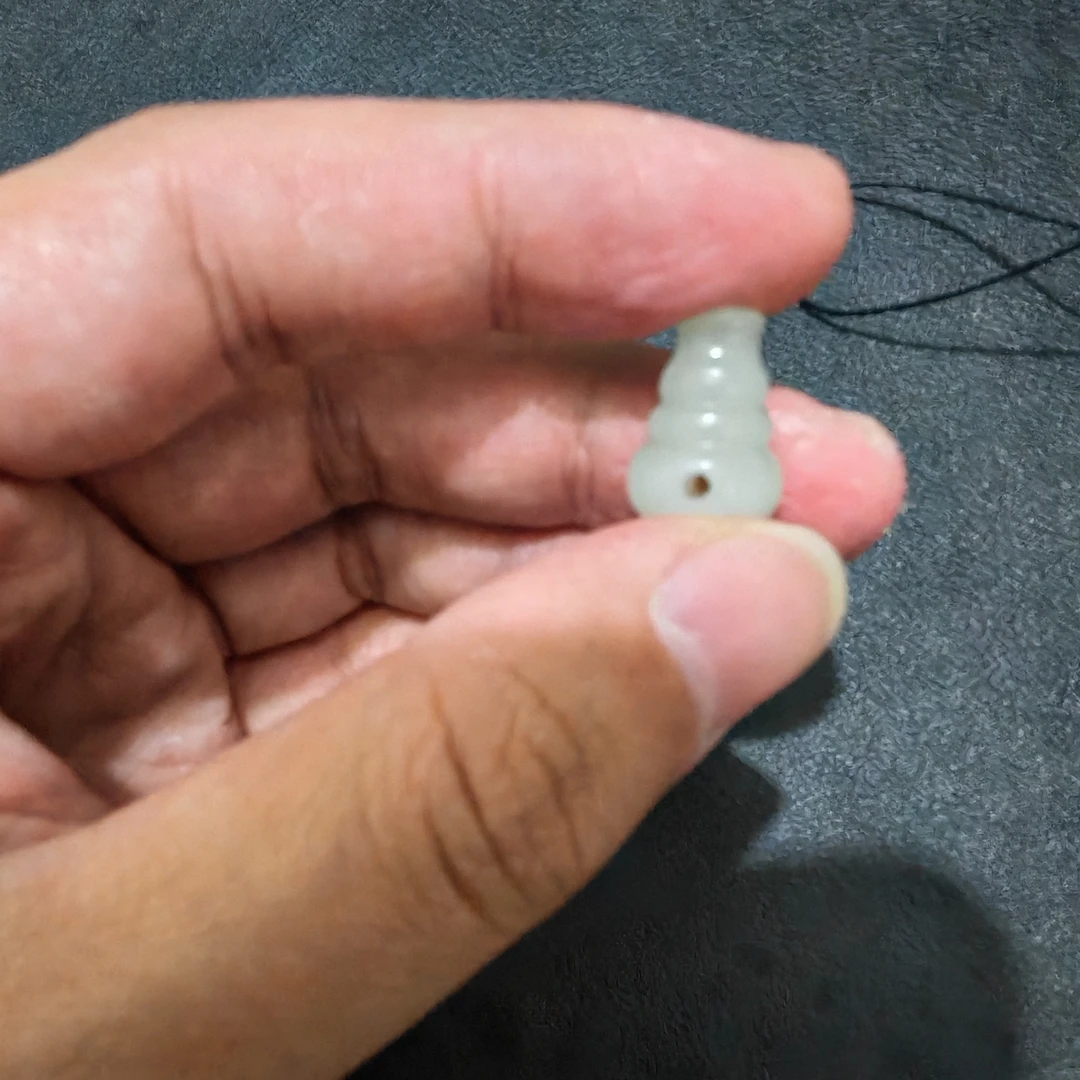 和田玉三通手工精品