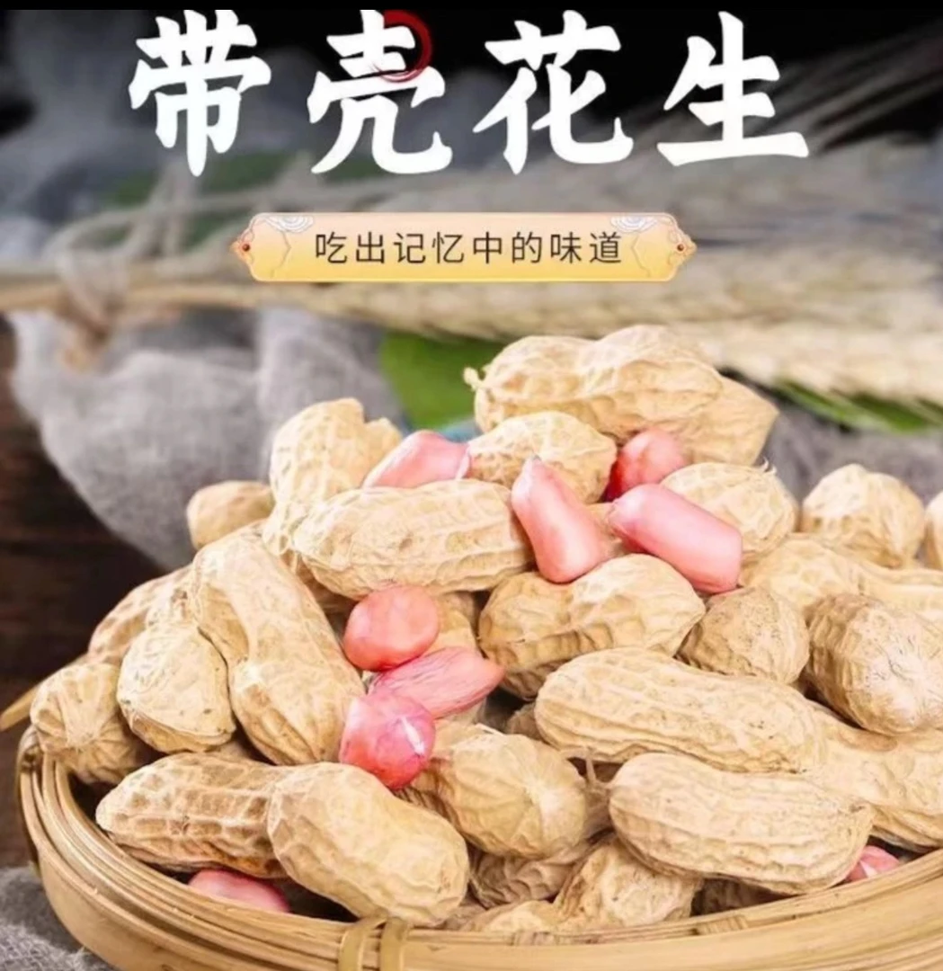 【新干花生】5斤装自然晾晒带壳干花生大颗粒花生5斤3斤