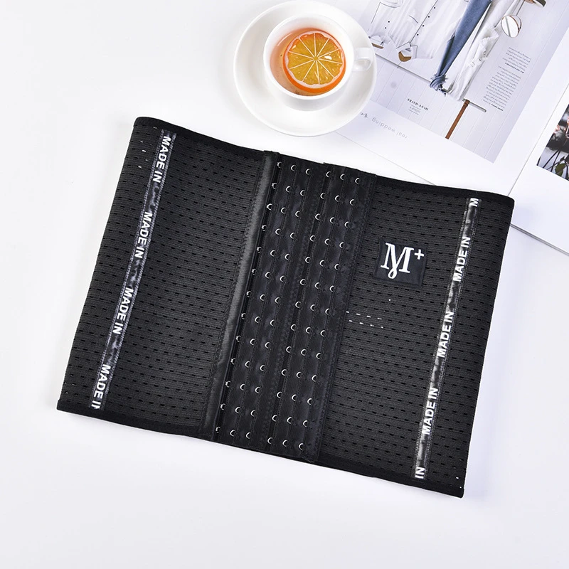 静姐专享 收腰瘦身收腹带女健身运动塑身产后束腰带透气薄款女士