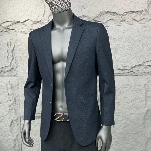 【秋冬新款】8855款高端色织刺骨绒厚款商务休闲上衣西服