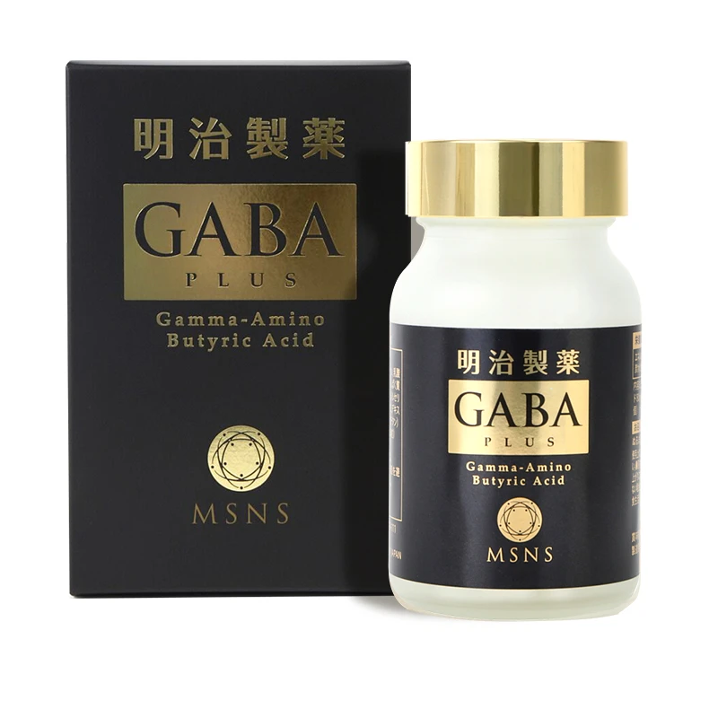 MSNS明治制药日本进口GABA氨基丁酸改善睡眠胶囊 不含褪黑素60粒