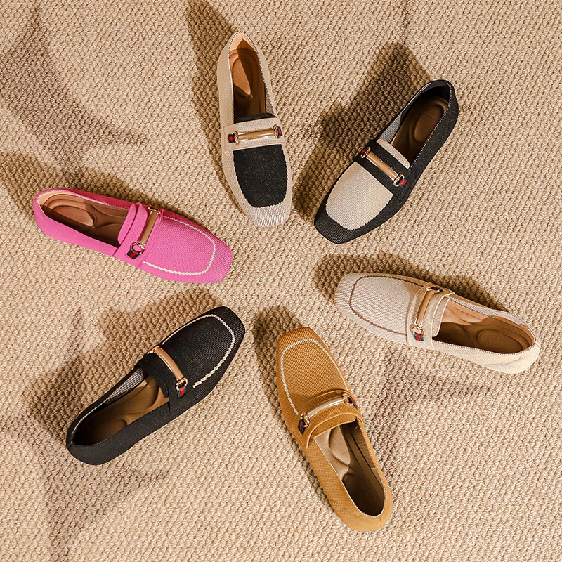 致敬经典巴黎大牌内增高乐福鞋 贵妇鞋一脚蹬防磨脚不掉跟豆豆鞋