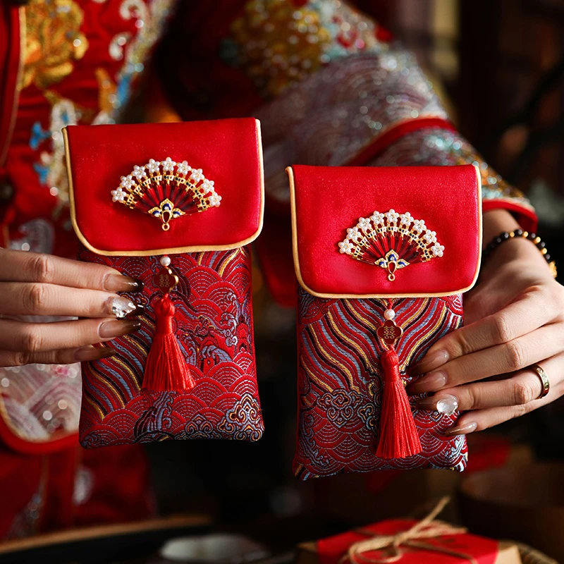 红包结婚改口费订婚礼大号一对万元喜包新婚仪式感随份子钱