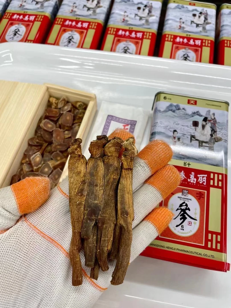 花胶鱼胶干货炖高丽参
