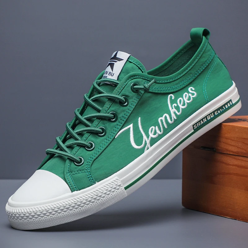 2023春夏新款男士透气休闲鞋板鞋软底软面男鞋子S23126