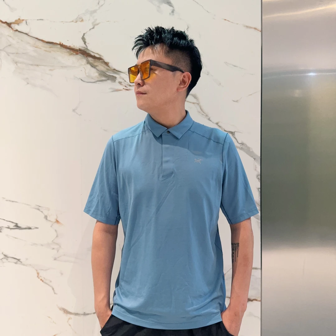 ARC'TERYX/Cormac Polo Shirt Ss Men's 纯色logo短袖Polo衫