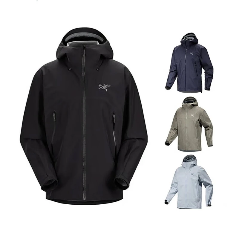 ARC'TERYX/始祖鸟男款Beta Jacket硬壳外套纯色 25年80D 黑色