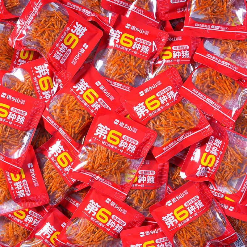 【思乡山】第6种辣小辣丝湖南特产面筋辣条零食童年零食网红辣条