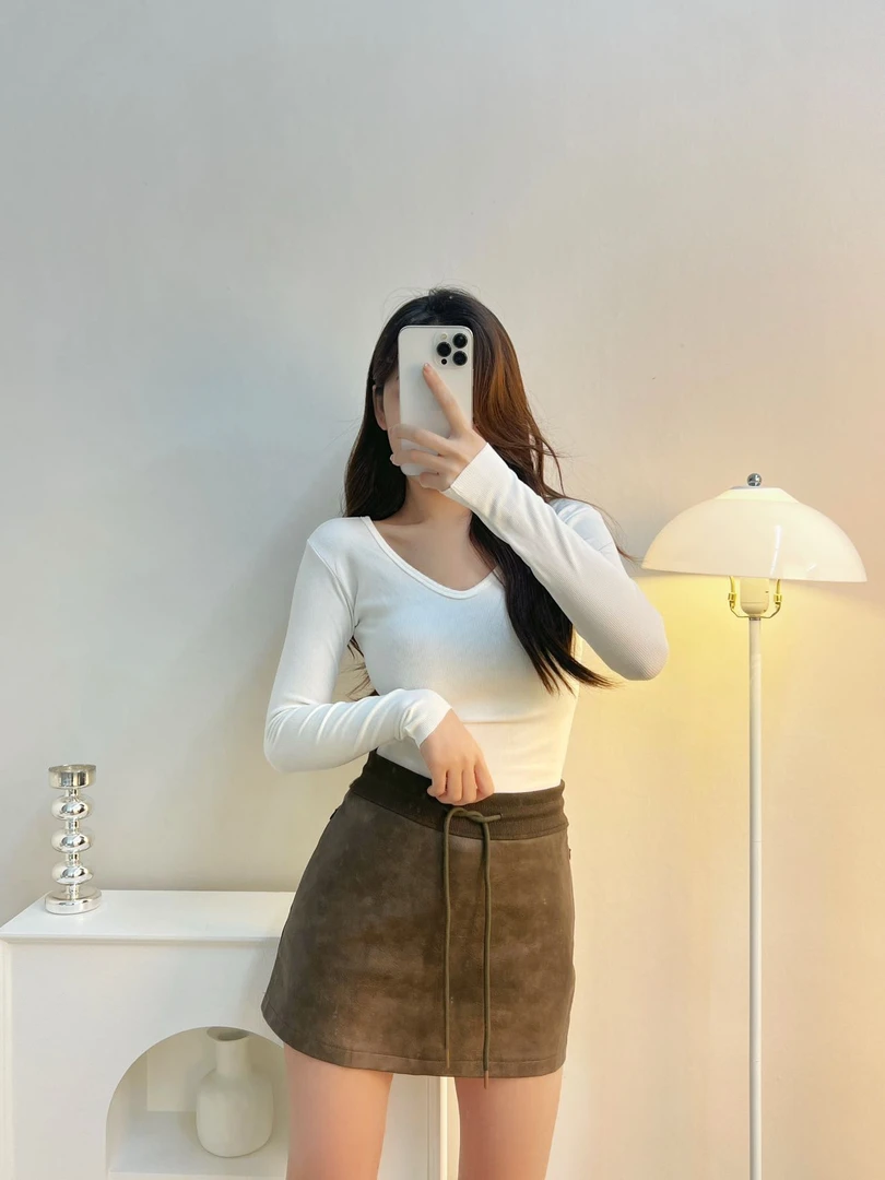 V领百搭显瘦保暖打底衫女秋冬季加绒加厚内搭修身时尚上衣长袖