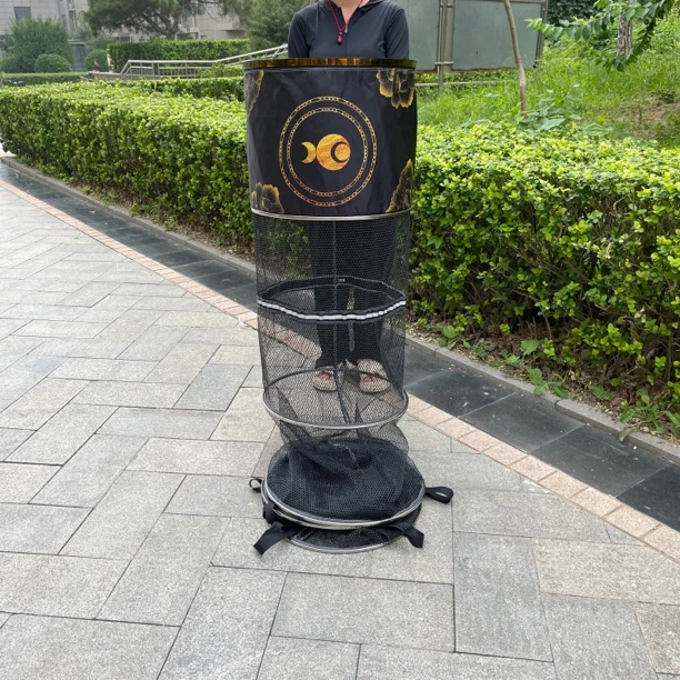 新款黑坑野钓竞技专用鱼护速干防臭防挂加厚涂胶鲫鱼鲤鱼鱼护网