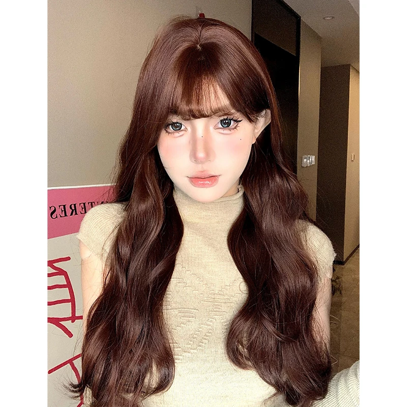 KuKu公主-【梦露】鱼妹妹假发女日常网红羊毛卷长发新款全头套式