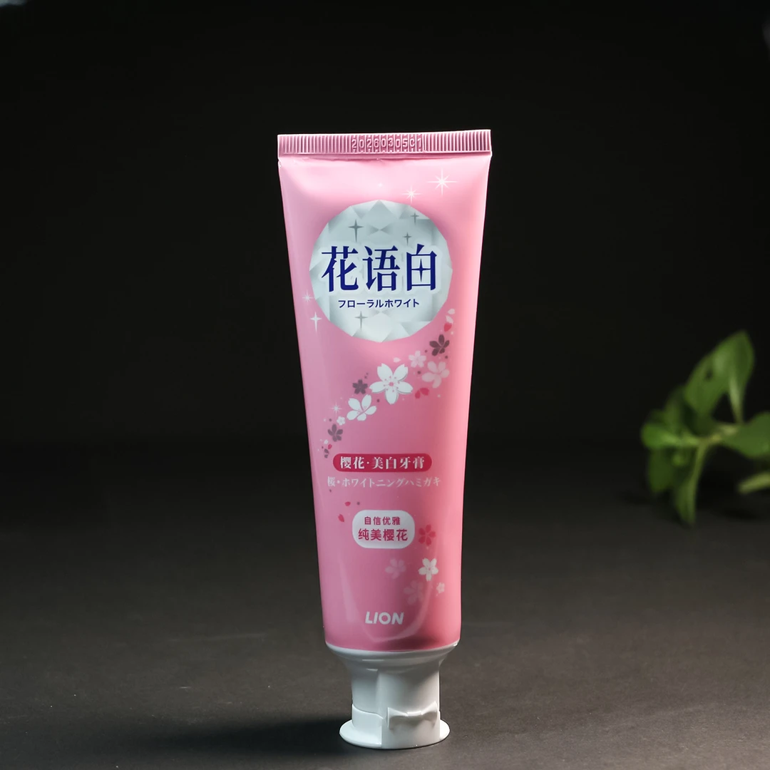 花语白樱花香型牙膏清新留香果味口气防蛀多效家用养护修护护理