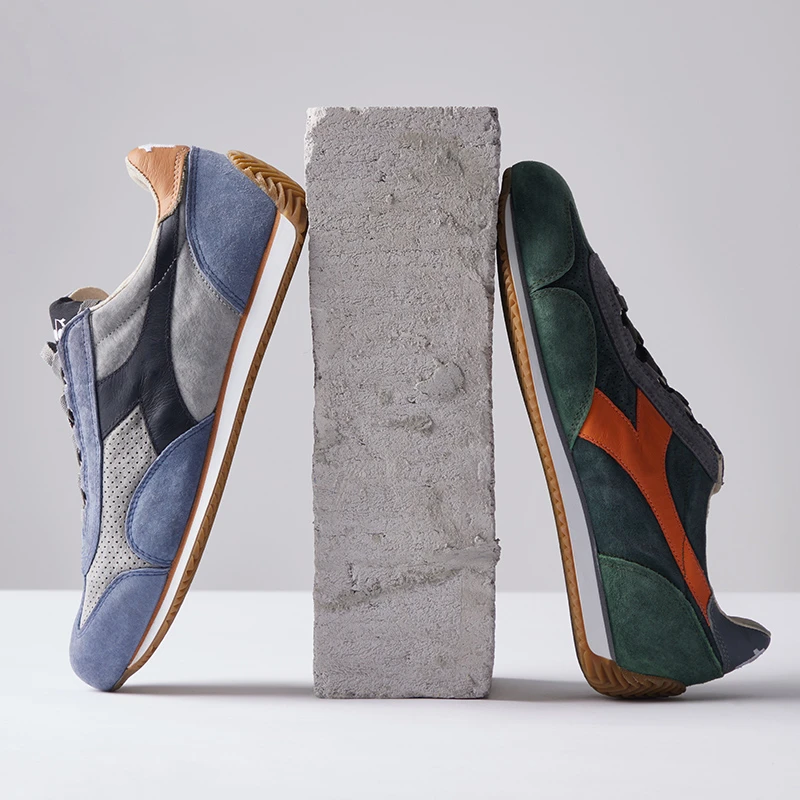 diadora/迪亚多纳男女鞋欧产缓震耐磨石做旧休闲慢跑鞋EQUIPE复古