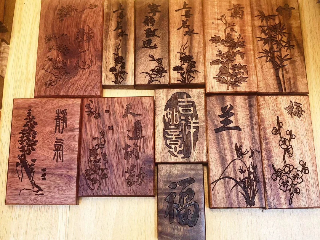 手把件雕刻以截图为准定制手工精选实木天然颜色餐厅完美雕刻茶室