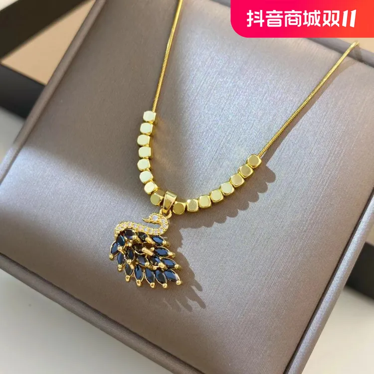 甜小柔 钛钢项链   【黑天鹅】气质轻奢时尚精致项链+鉴定证书+礼盒