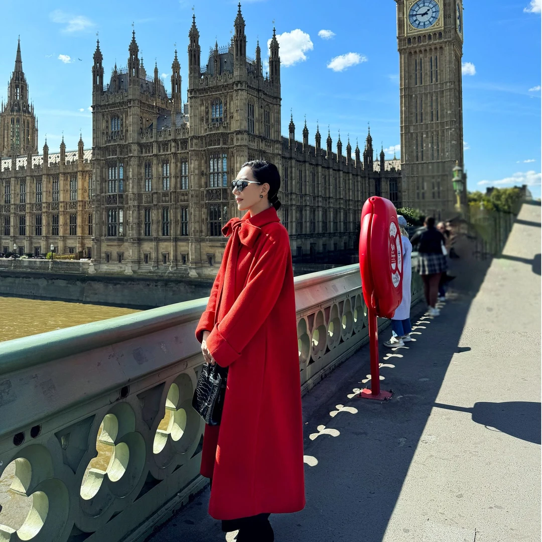 【Do.Fashion欧阳】“1950” 名媛复古丝羊绒廓形大衣