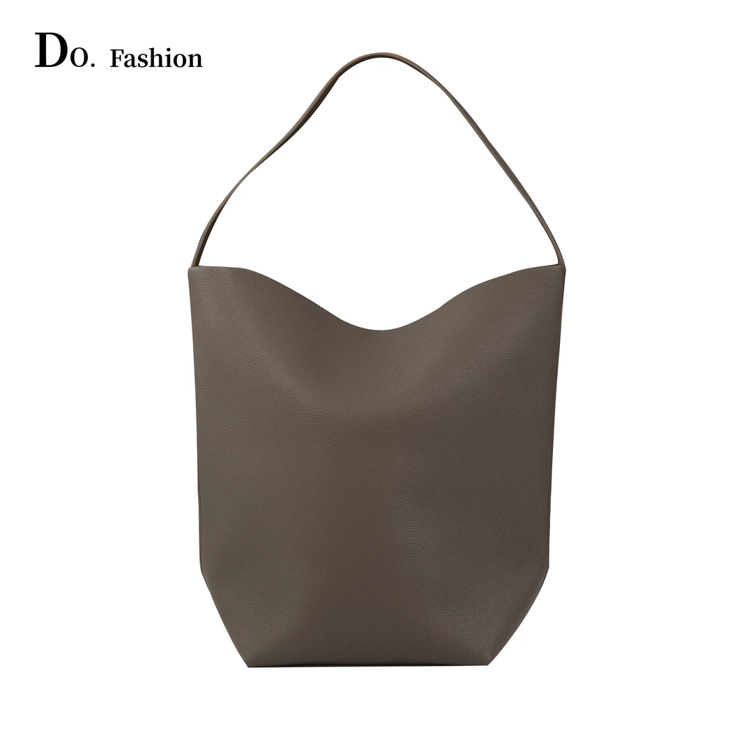 【Do.Fashion欧阳】大容量牛皮单件手提水桶包轻奢手拎包通勤
