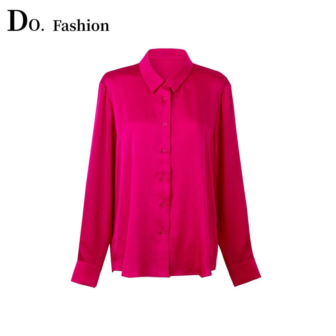 【Do.Fashion欧阳】“斯嘉丽” 重磅真丝缎面桑蚕丝衬衫