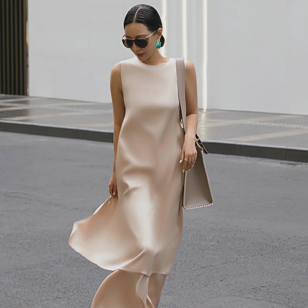 【Do.Fashion欧阳】“风华”奢华系列重磅28姆米双面真丝缎上衣阔腿裤