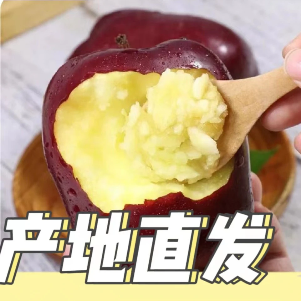 （粉丝专享）甘肃天水自家山地花牛苹果产地直发带箱5斤/10斤装