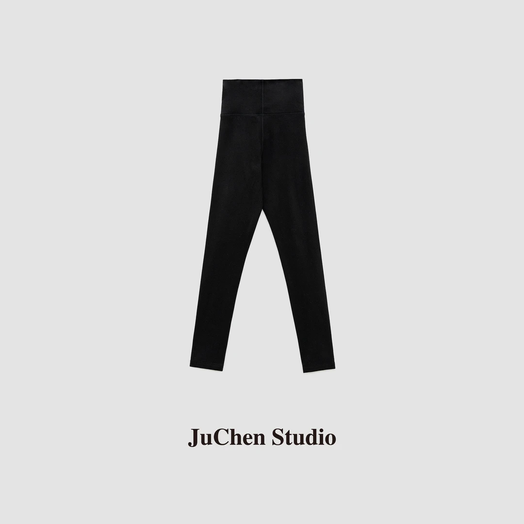 LIBOSHU”juchen明星单品"多色裸感保暖修身显瘦高腰打底裤 211122