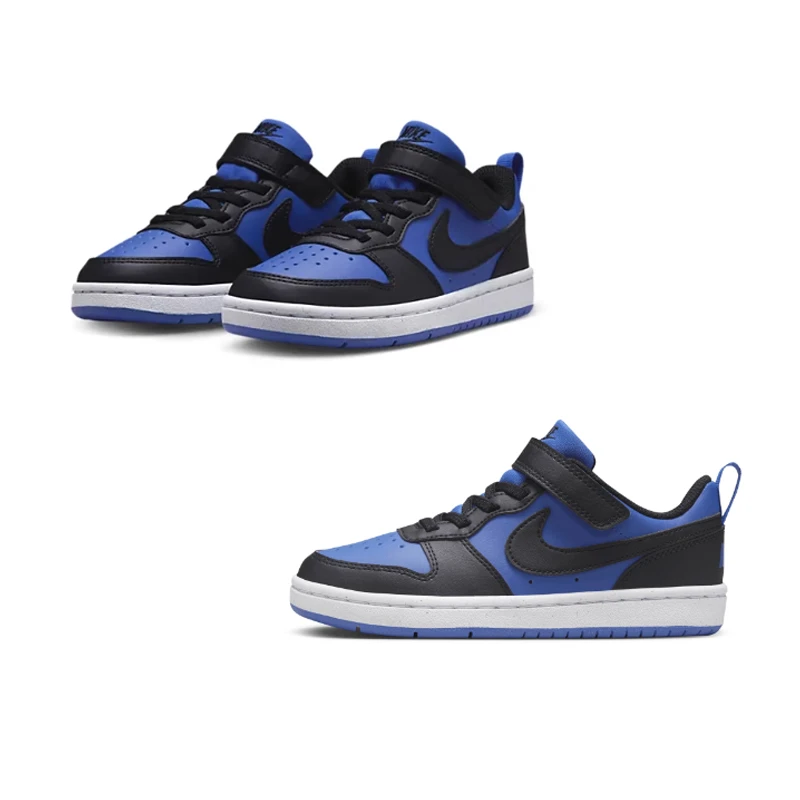 正品耐克NIKE儿童鞋男童女童小脚女生魔术贴板鞋休闲运动鞋HM6298