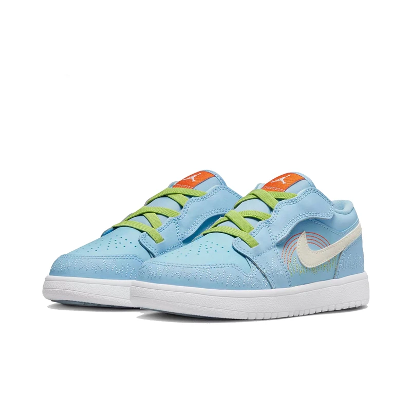 正品NIKE耐克Jordan儿童鞋男童女童魔术贴低帮休闲运动鞋DR9500