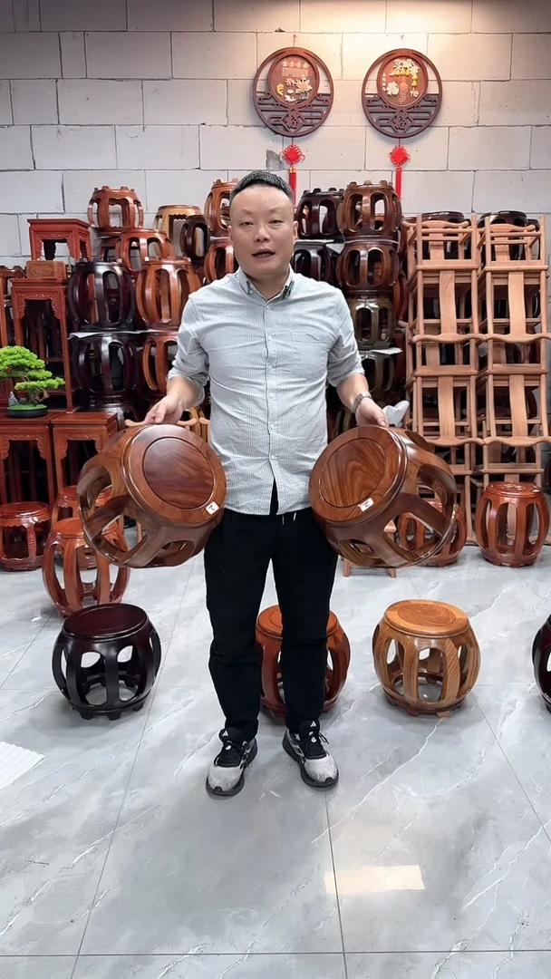 【闪购商品】花梨木类家具花梨木胡桃色小号一对2号