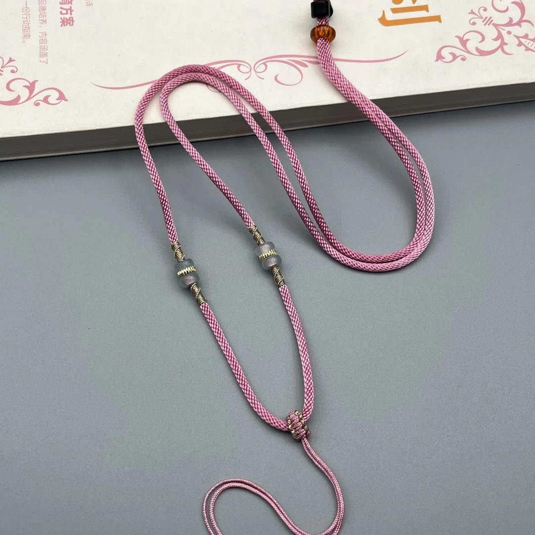 吊坠挂绳女士锁骨绳玉石专用绳高档项链绳玉佩金坠男士脖挂绳Z20