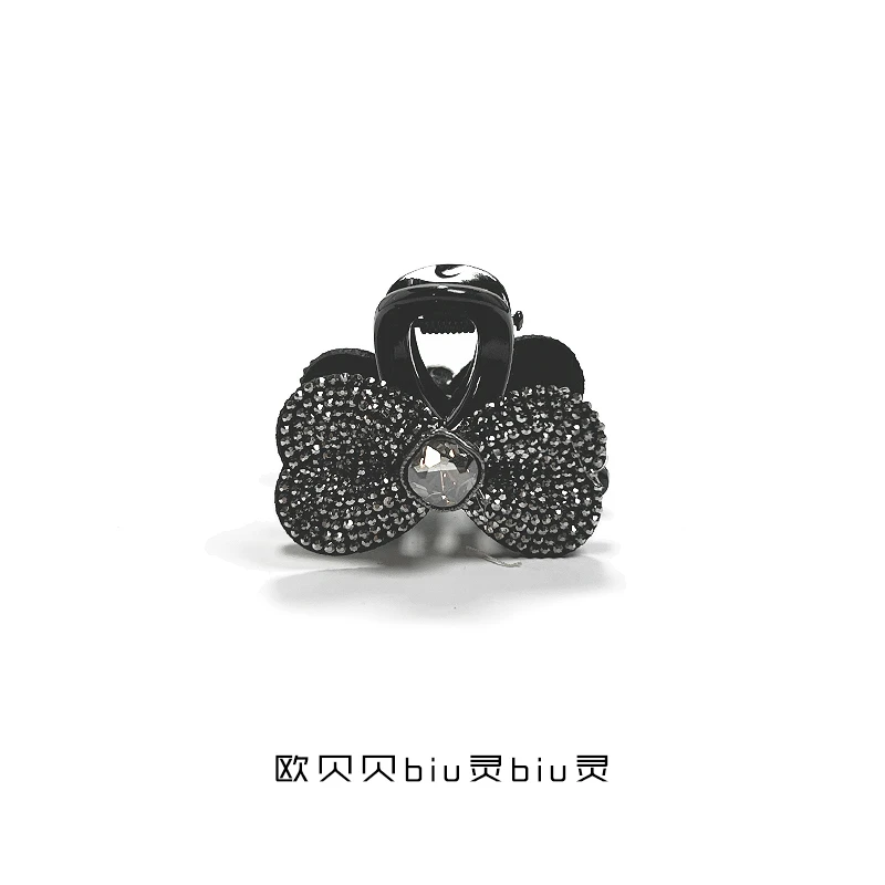 1307小顶夹4.5厘米双面蝴蝶结小抓夹