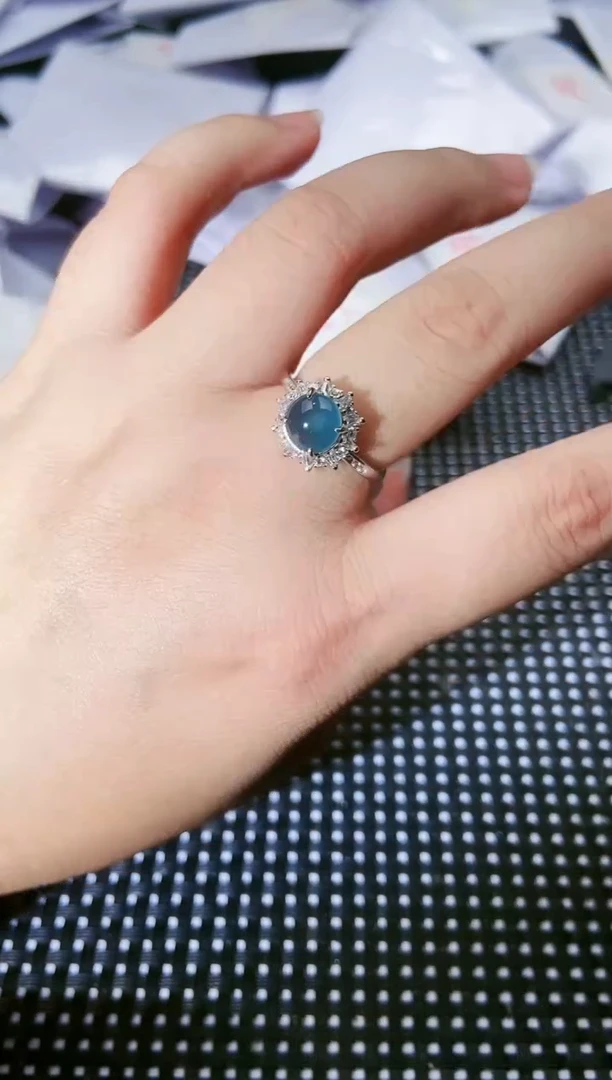 【闪购商品】翡翠戒指银S925镶嵌11111111
