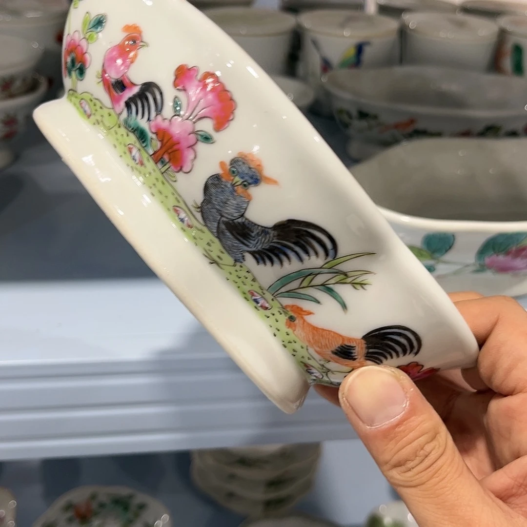 摆件摆件手绘瓷器处理