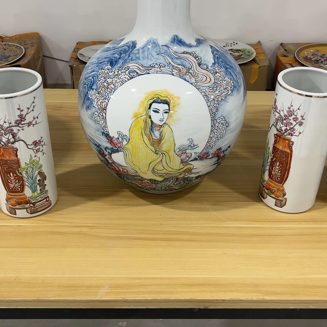 摆件手绘瓷器全部处理了吧