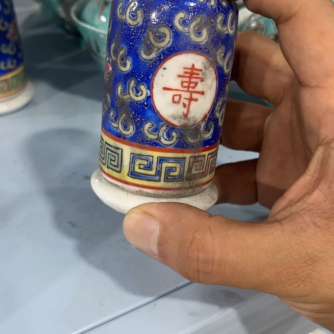 摆件摆件手绘瓷器处理