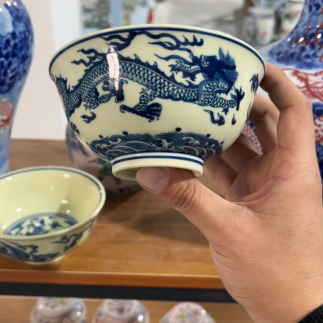 摆件摆件手绘瓷器处理