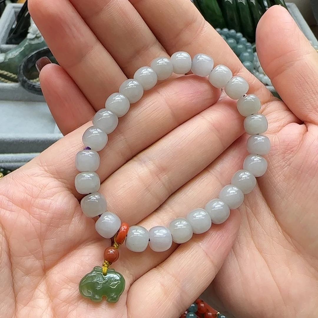 和田玉手串未镶嵌