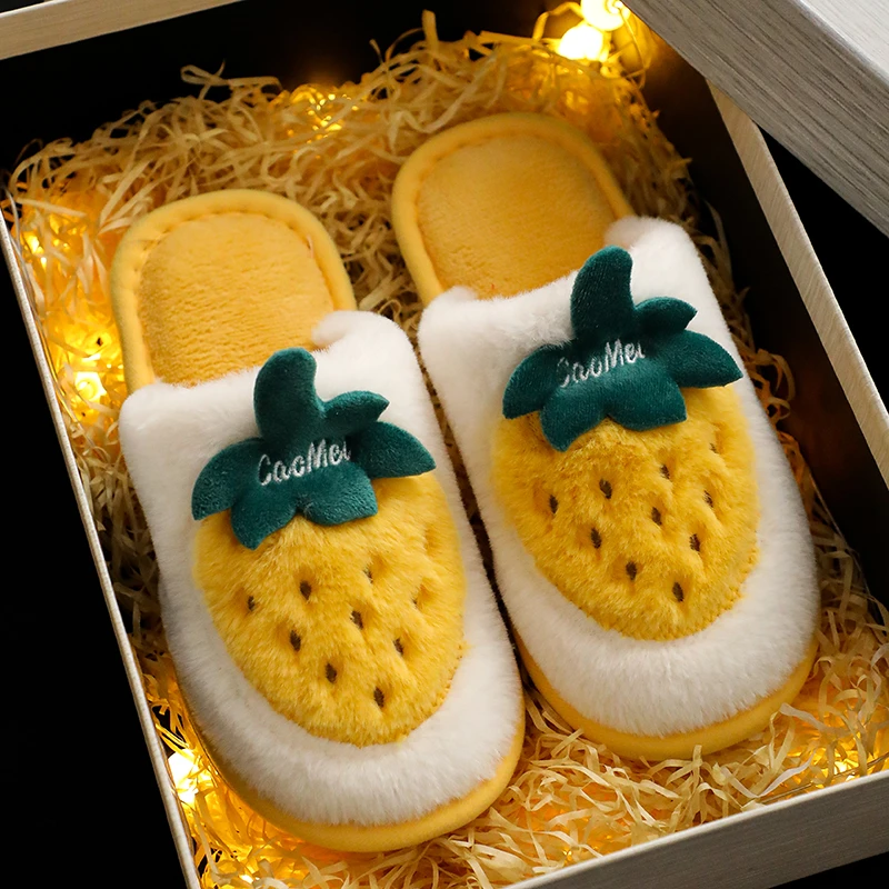棉拖鞋女秋冬季2023新款可爱卡通厚底防滑室内外居家居月子鞋