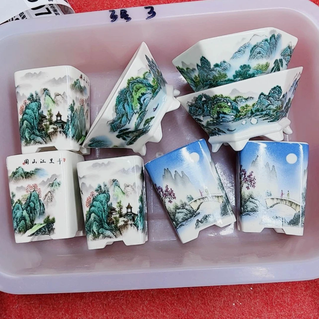 【闪购商品】紫砂花盆3号瑕疵气泡开裂8个不tui不huan