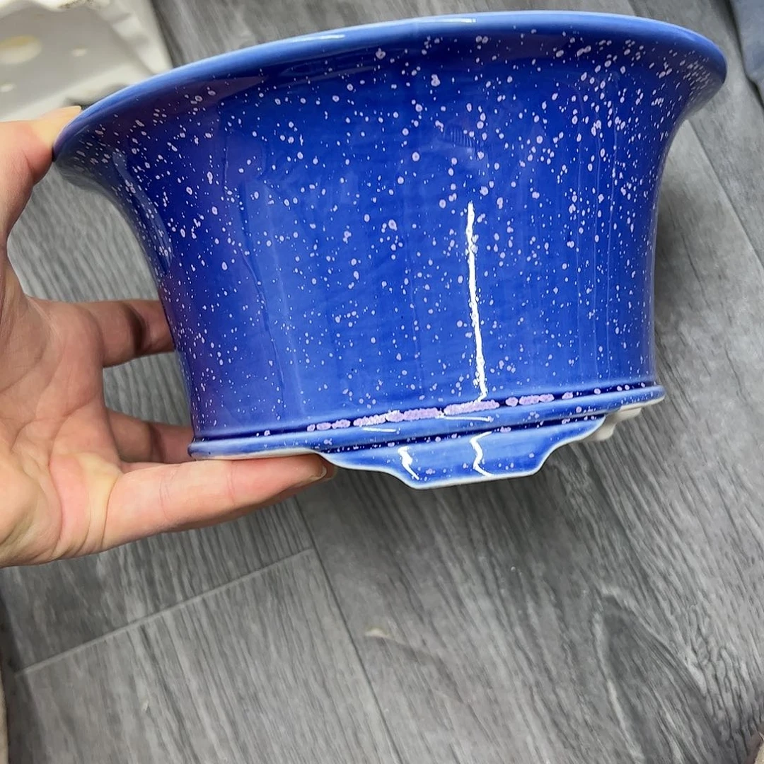 紫砂花盆767号微瑕20/10cm