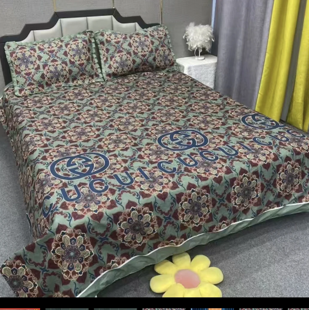 富贵花双人大床单